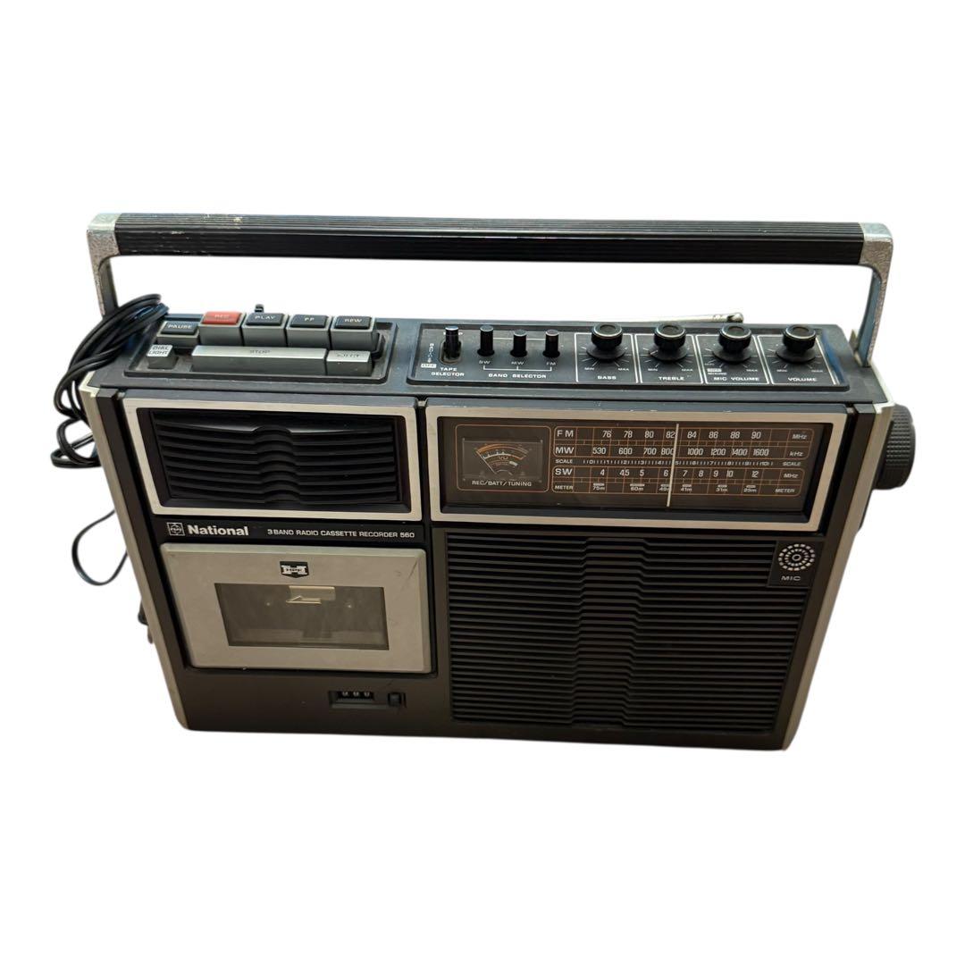 National ナショナル RQ-560 3バンド ラジカセ 昭和レトロ