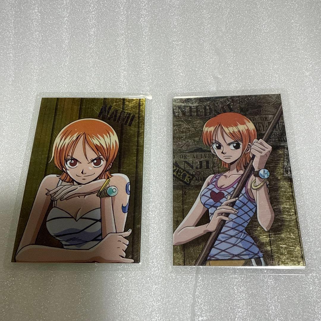 超貴重 希少 ワンピース ONE PIECE ナミ ラミネートカード 2枚 - メルカリ