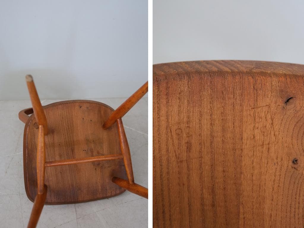 英国アンティークERCOLアーコールフープバックチェア/イス(89-185-1