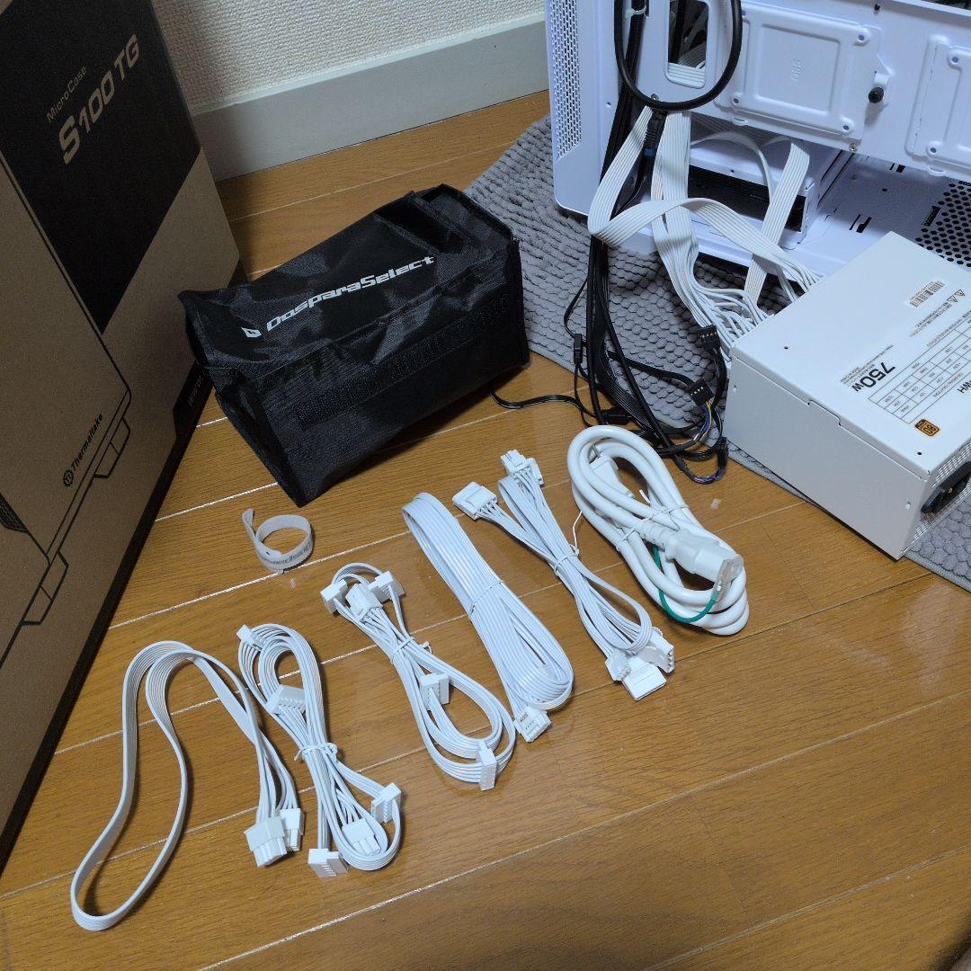 PCケース、電源ユニット、ケースファンセット