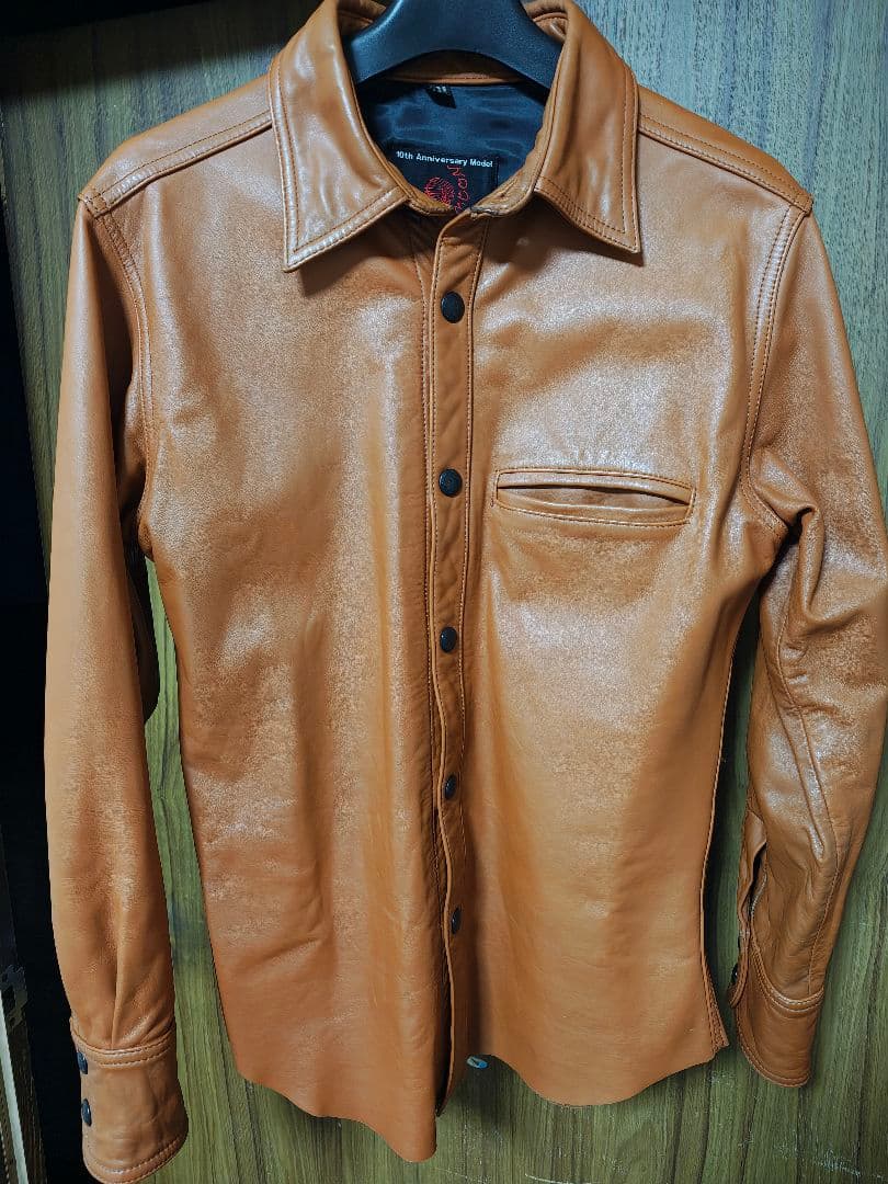 値下げ不可【美品】REDMOON 10周年記念モデル　レザージャケット　38 値下げ不可【美品】REDMOON 10周年記念モデル レザージャケット 38