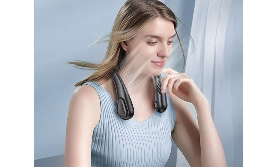 ブレードレスネックファン 黒　5個セット転売OK