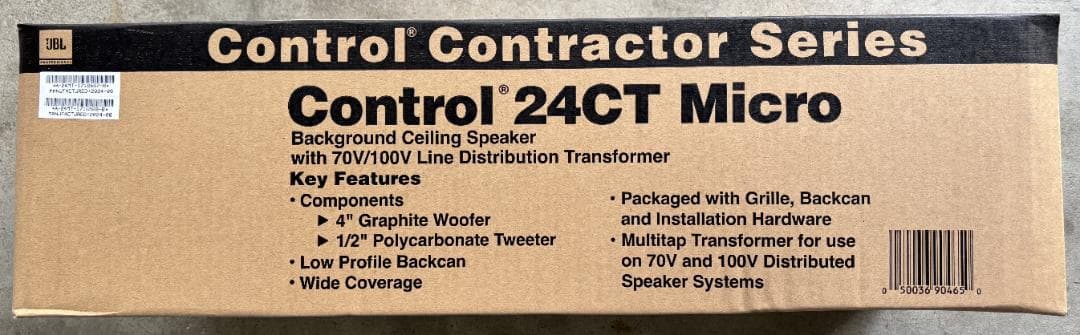 JBL Control 24CT Micro 天井埋込型スピーカー2本セット