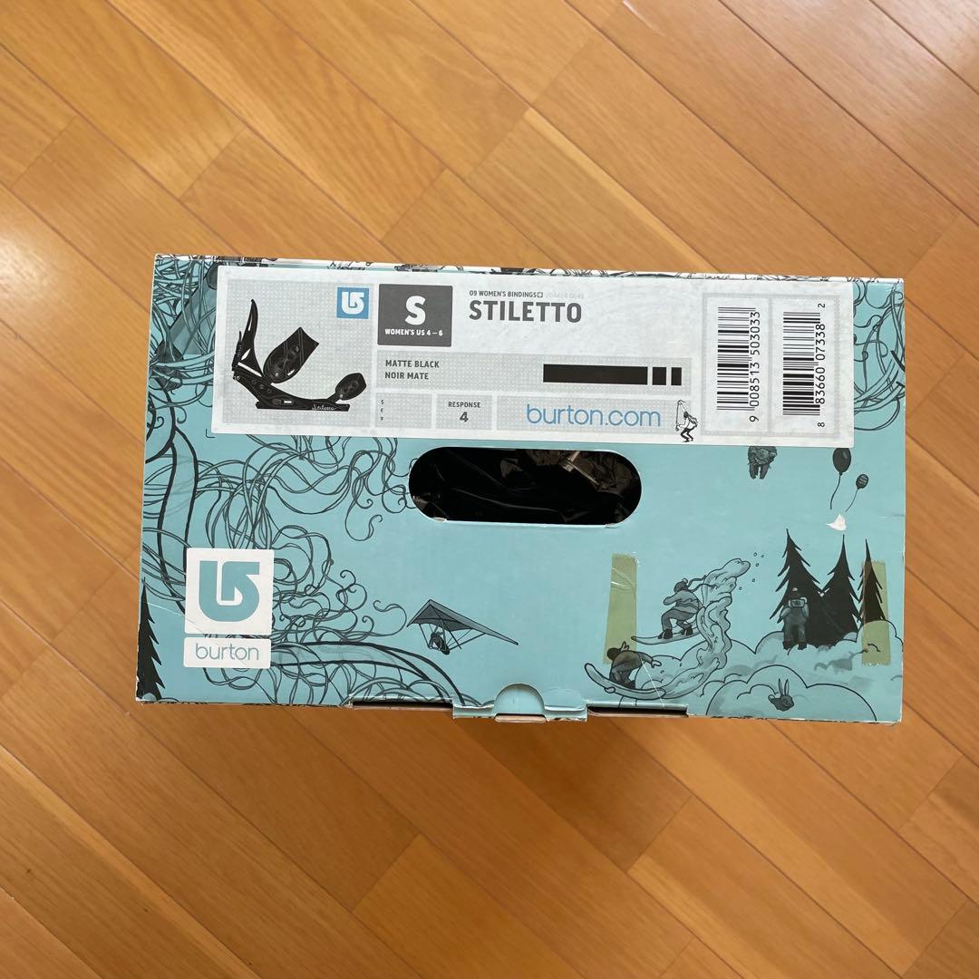ビンディング Burton Stiletto S:US4-6 マットブラック