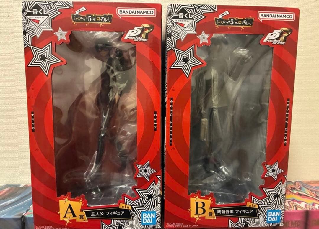 一番くじ ペルソナ5 A賞 B賞 明智吾郎 ジョーカー フィギュア