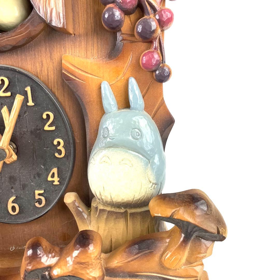 となりのトトロ 壁掛け時計 4MJ806RH M23X8N PM-15 木製 - メルカリ