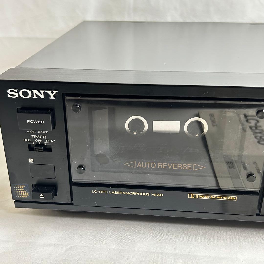 SONY TC-RX80 カセットデッキ リモコン 説明書