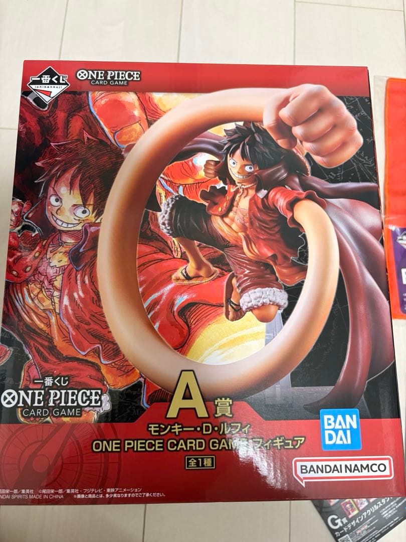 一番くじ】ワンピースカードゲームA賞 ルフィ フィギア F賞 G賞5点