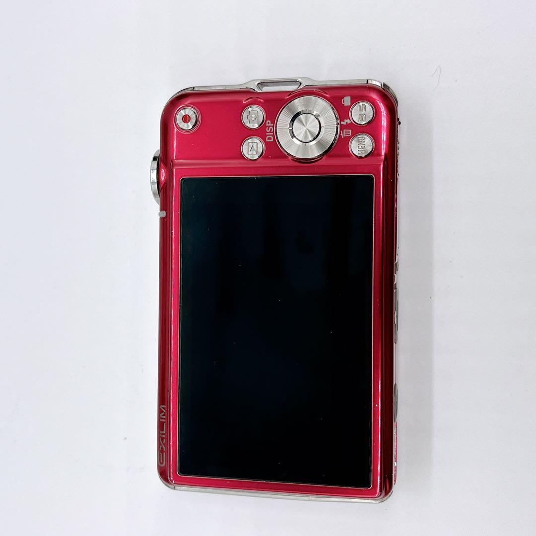 美品】CASIOEXILM CARD EX-S10オールド コンデジ レッド - メルカリ