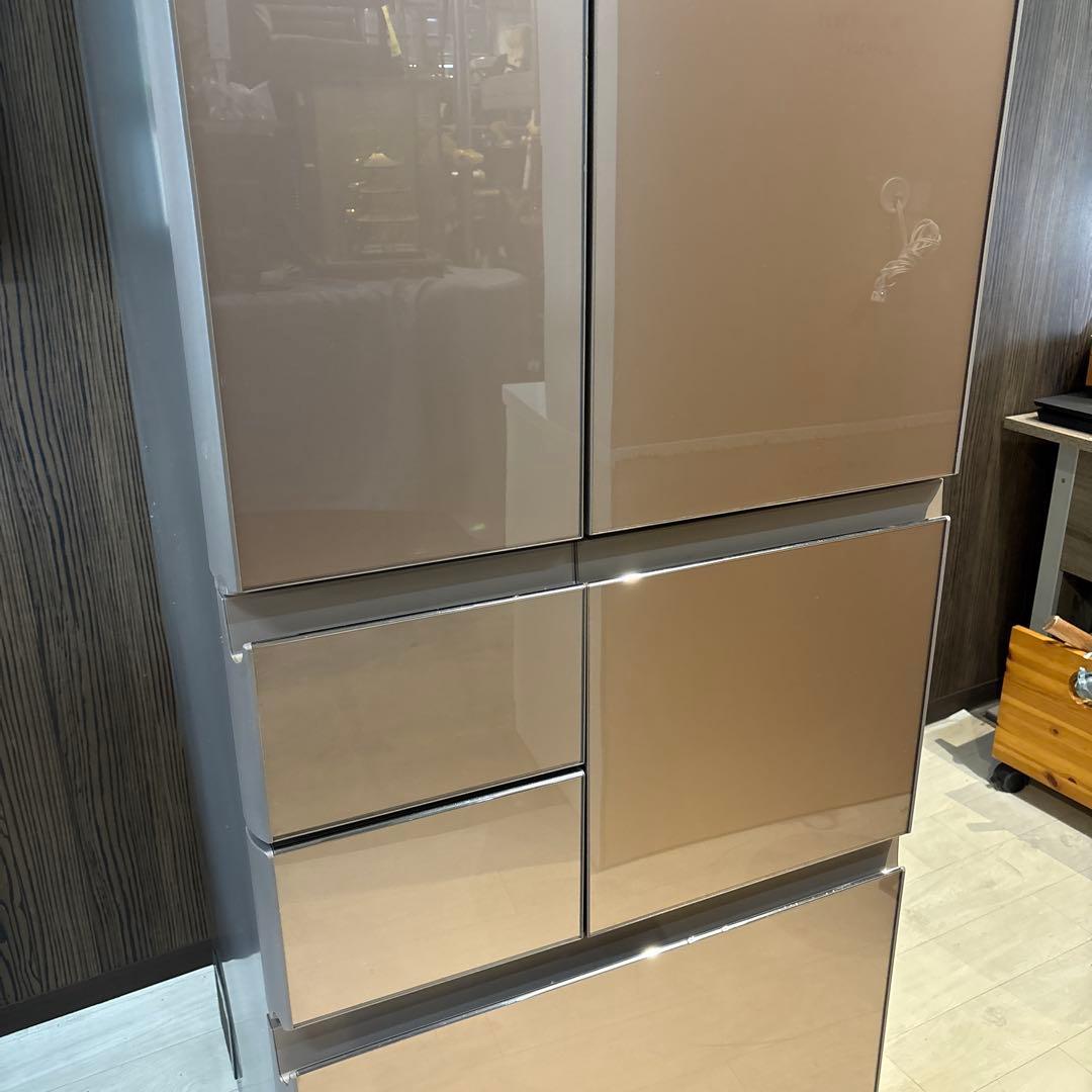 冷蔵庫 大容量 設置無料 6ドア シルバー