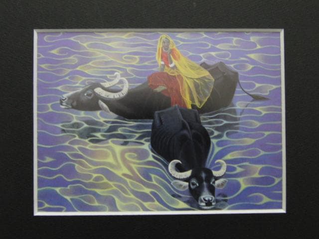 杉山寧【洸】 高級画集画、状態良好、新品高級額装付、絵画 - メルカリ