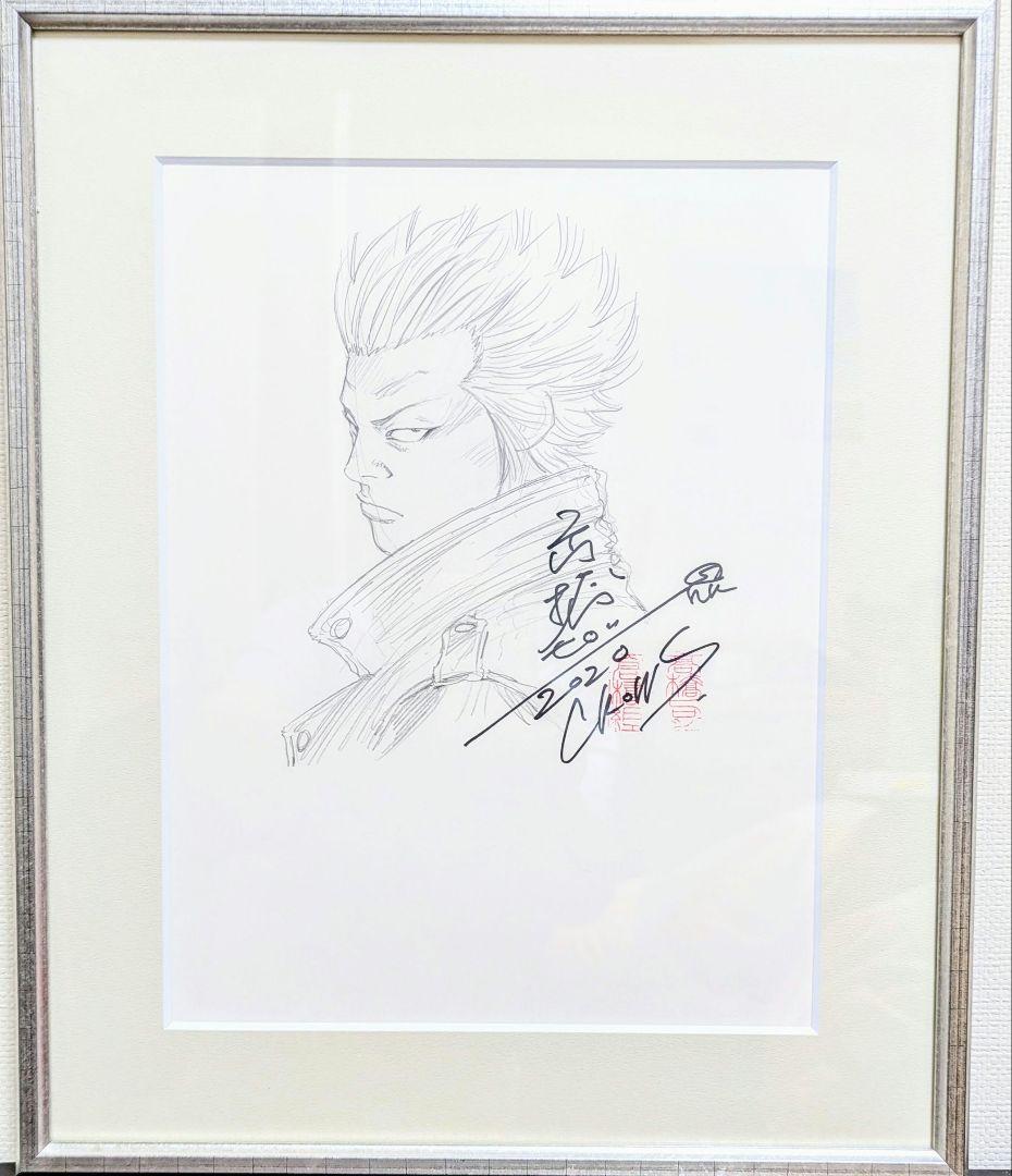 高橋ヒロシ 原画 直筆イラスト「クローズ」 阪東秀人 - メルカリ