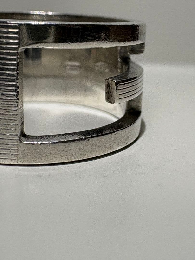 GUCCI ブランデッドG リング 刻印サイズ:19号【箱/ポーチ付】 - メルカリ