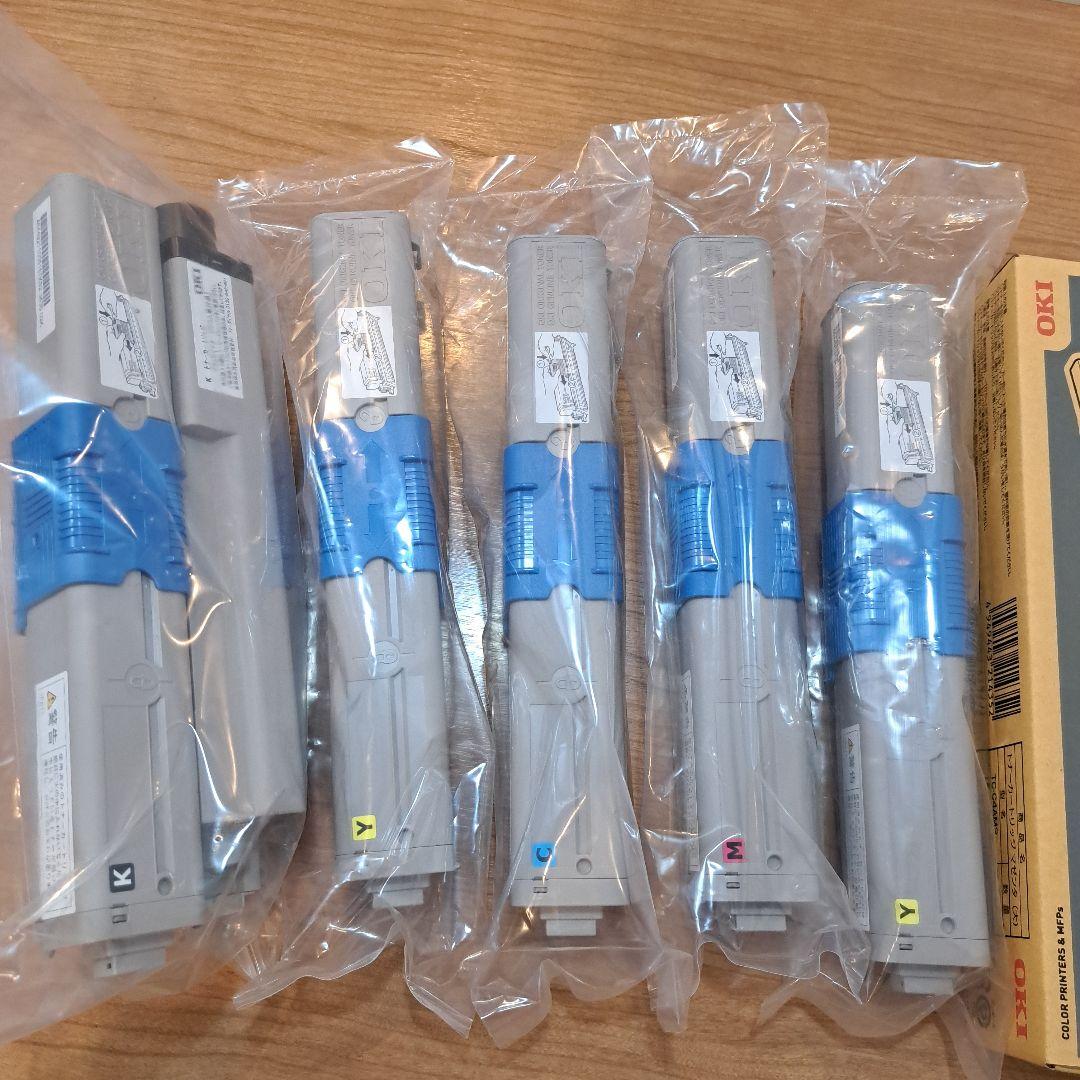 OKI トナーカートリッジ　C　M　各１本　イメージドラム添付品5本セット