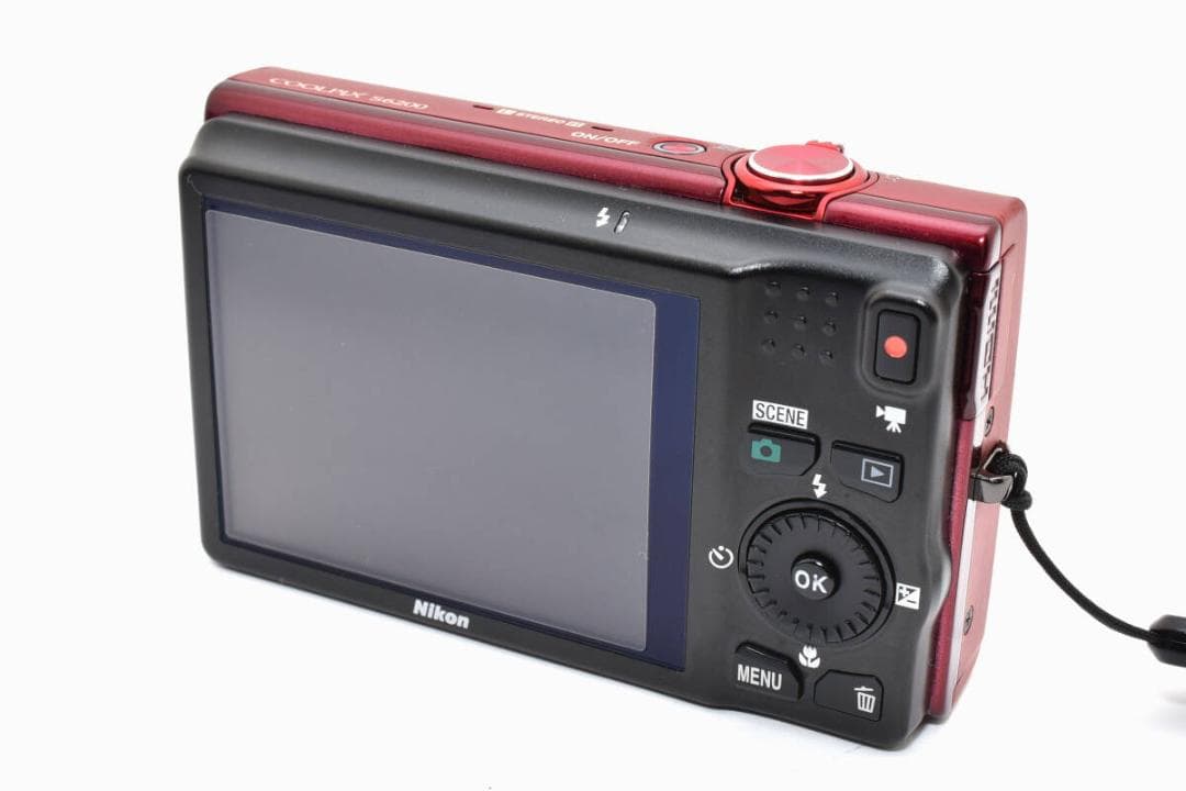 美品 ニコン　Nikon COOLPIX S6200 レッド ＃A372