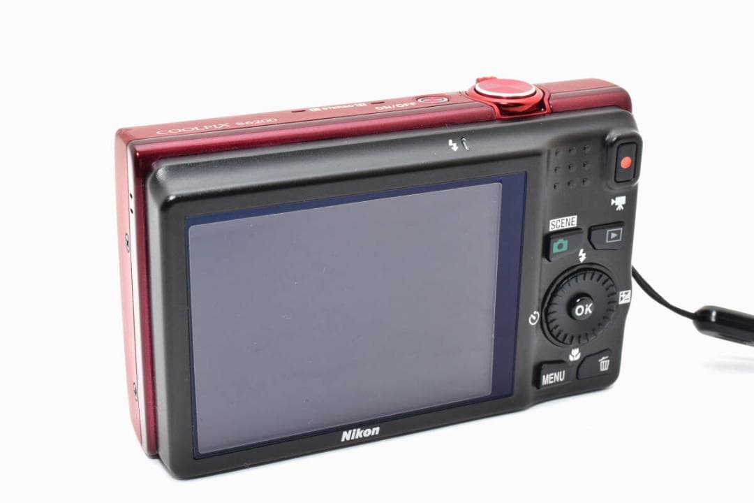 美品 ニコン　Nikon COOLPIX S6200 レッド ＃A372