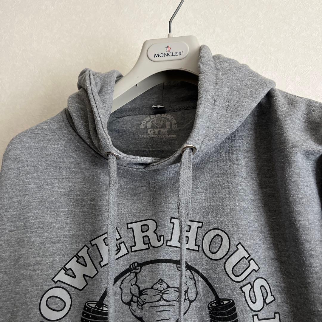 POWER HOUSE GYM パーカー トレーナー マッチョ 筋肉 グレー L - メルカリ