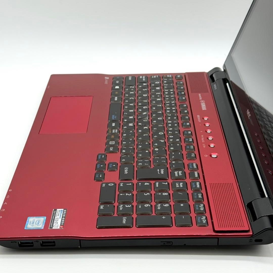 美品 ノートパソコン NEC i7-6500U 4GB HDD1000GB