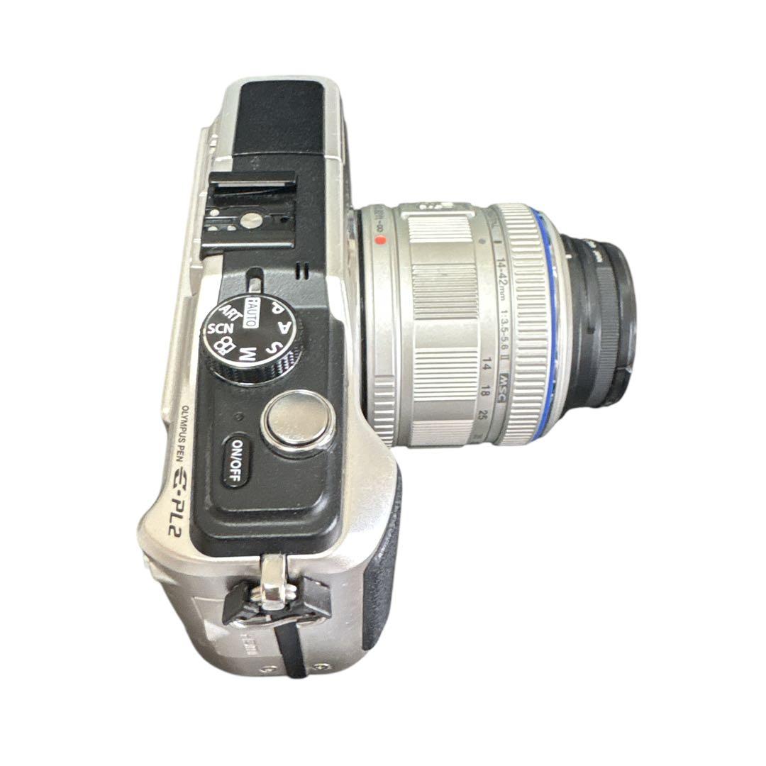 付属品多数 OLYMPUS PEN E-PL2 ダブルズームキット シルバー