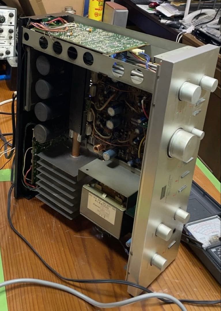 サンスイ　AU-D607F プリメインアンプ　シルバー　動作品