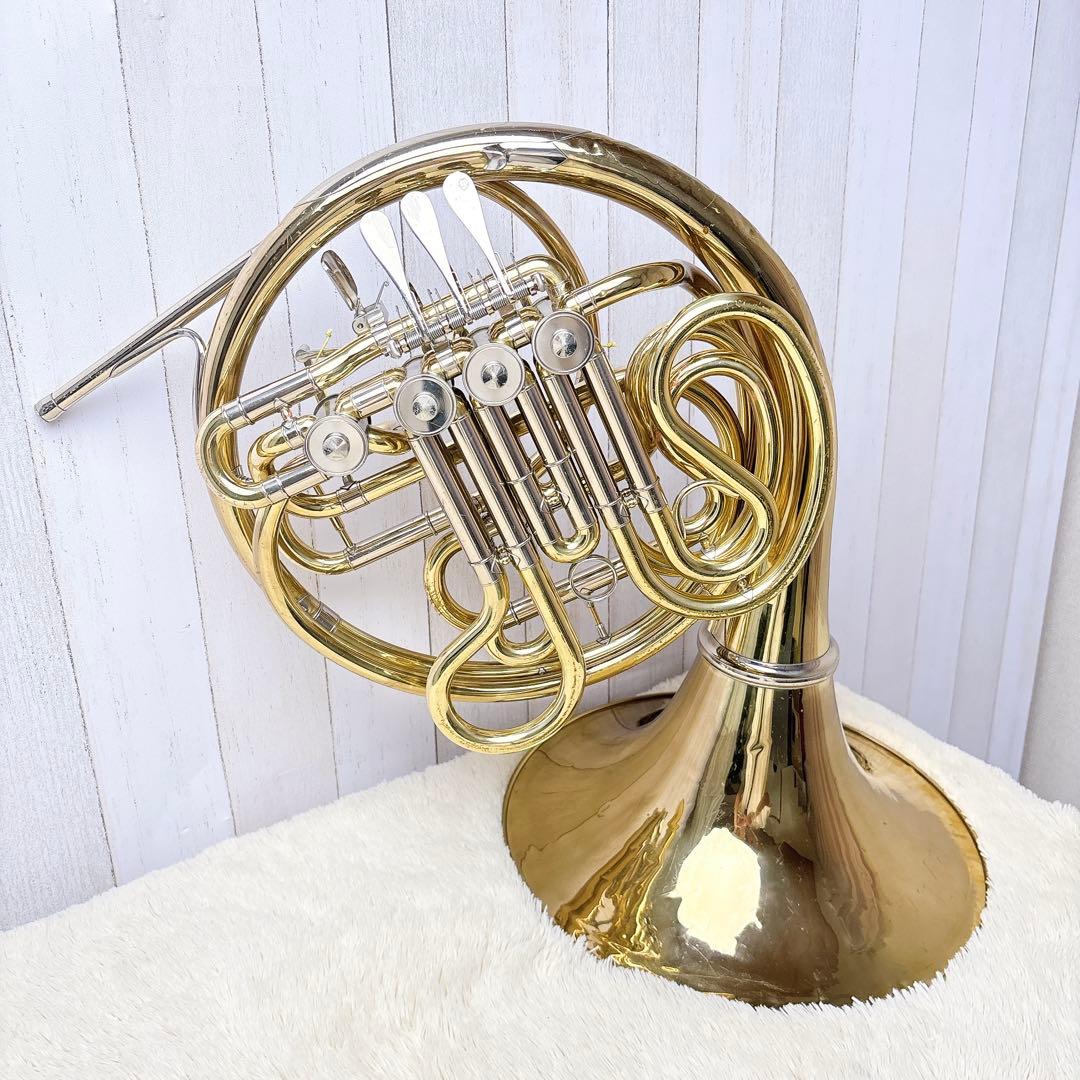 YAMAHA ヤマハ YHR-766 フルダブルホルン マウスピース付き - メルカリ