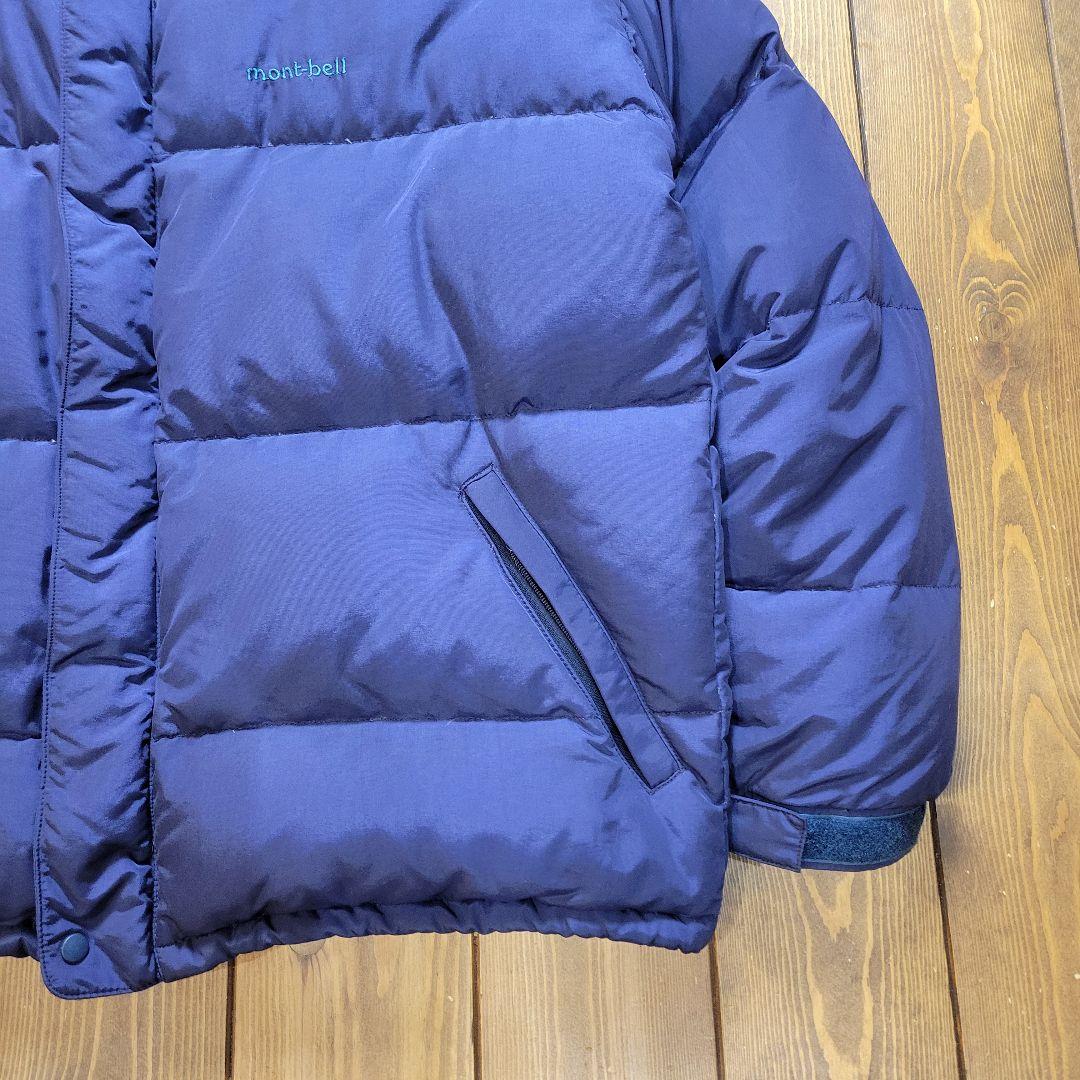 90s オールド モンベル ダウンジャケット 肉厚 刺繍ロゴ 紫 - メルカリ