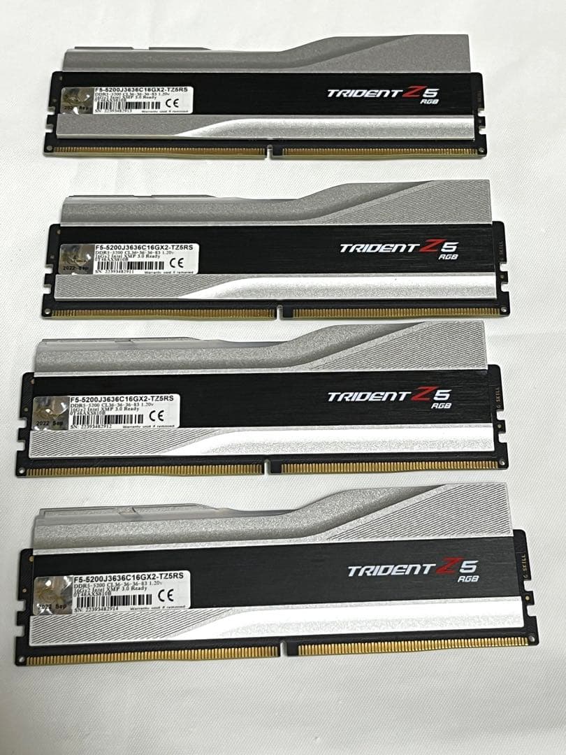 メモリー GSkill ddr5 F5-5200J3636C16GX2-TZ5RS 64G