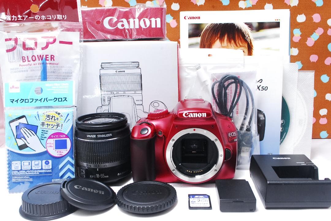 ✨元箱あり豪華セット✨新品同様✨Canon Kiss X50 レンズセット