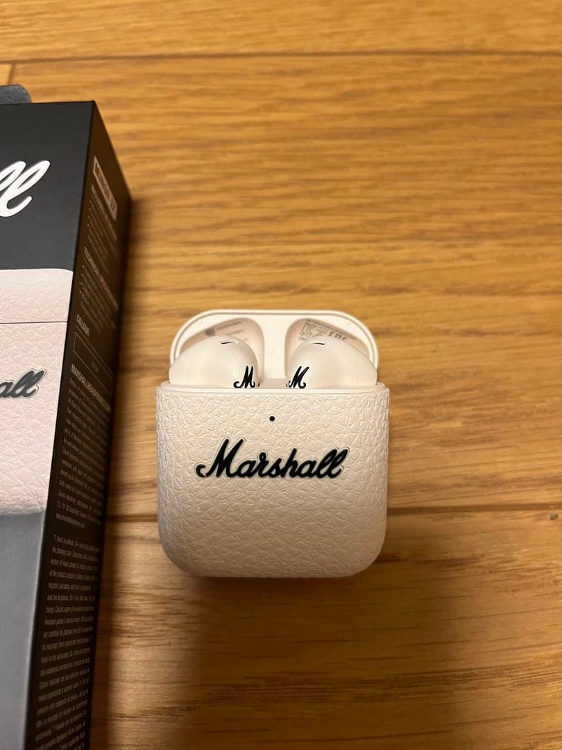 Marshall Minor IV ホワイト ワイヤレスイヤホン - メルカリ