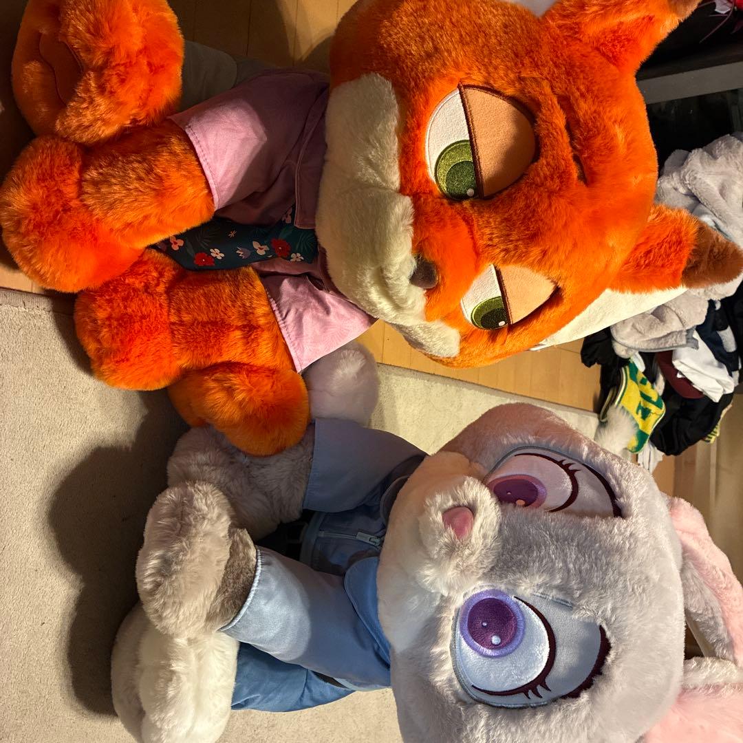 コストコ ニック・ワイルドとジュディ・ホップス ぬいぐるみセット