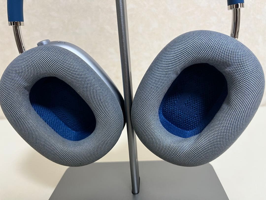 AirPods Max 第１世代 ブルー　スリープ機能スタンド付き