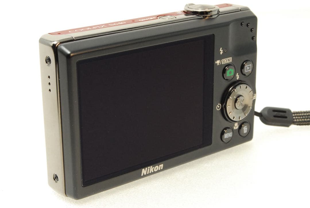 Nikon COOLPIX S640 ❤️スマホ転送 動作確認済 レッド コンデジ