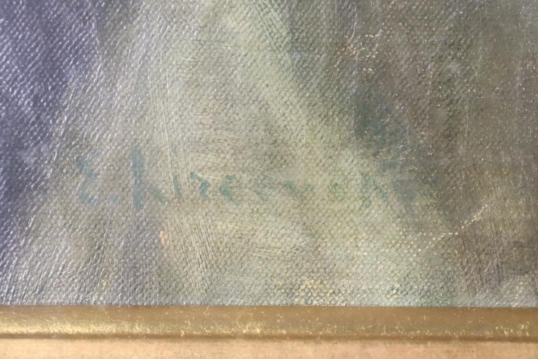 真作保証 19世紀 古画 Kizeevsky 「横たわる裸婦」 油彩15号