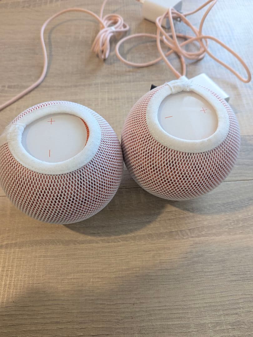 Apple pods mini オレンジ スマートスピーカー 2個セット