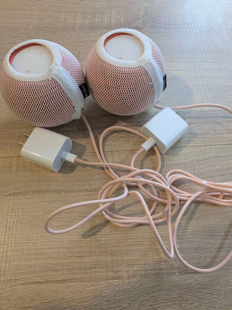 Apple pods mini オレンジ スマートスピーカー 2個セット