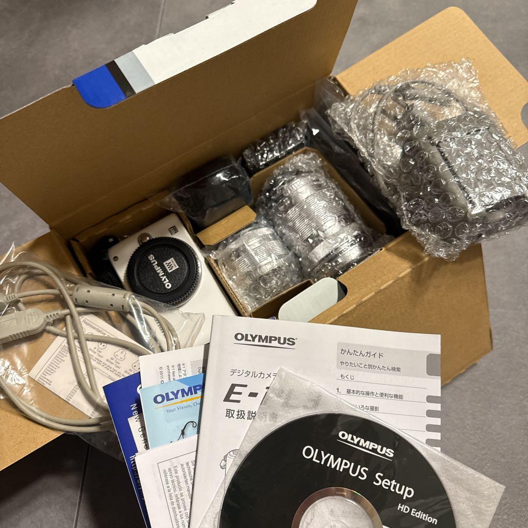 Olympus pen Lite E-PL3 ダブルスキームキット　ホワイト