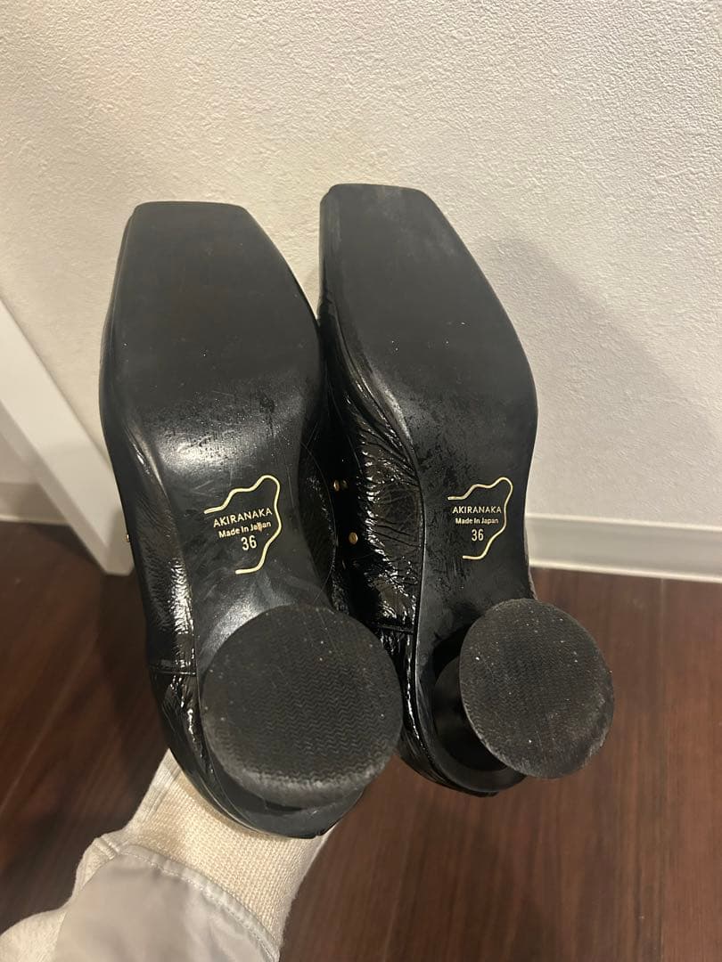 akiranaka パンプス オペラシューズ