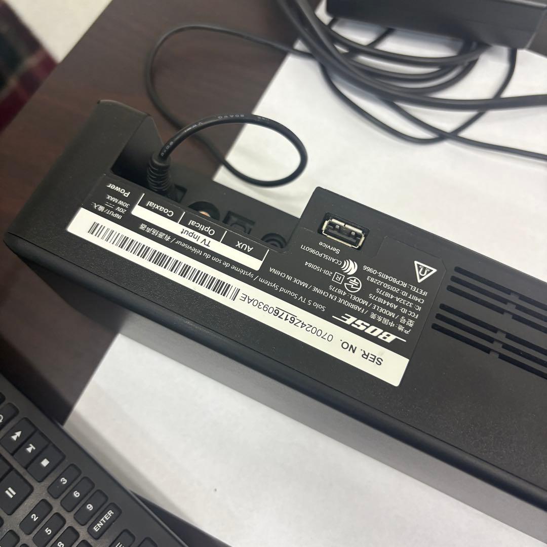 BOSE SOLO 5 サウンドバー　オーディオバー　スピーカー