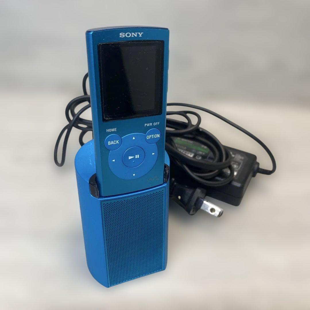 ソニー SONY ウォークマン NW-E063 WALKMAN青 - メルカリ