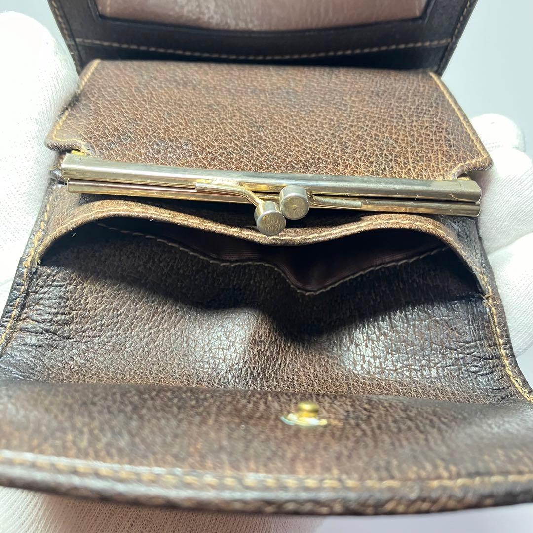 GUCCI オールドグッチ 3つ折り財布 シェリーライン GGスプリーム