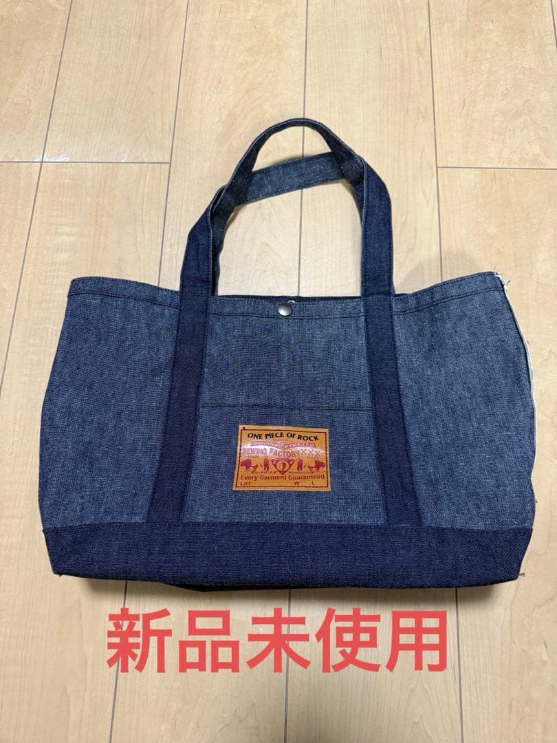 希少】ONE PIECE OF ROCK デニムトートバッグ - メルカリ