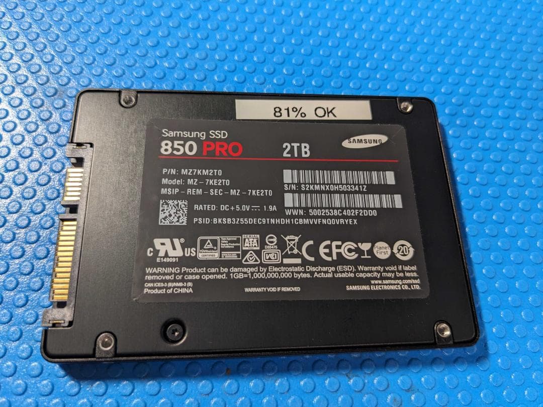 た*ん様 Samsung SSD 850 PRO 2TB : 2048.4 GB Amazon.com: Samsung 850 PRO - 2TB - 2.5-Inch SATA III Internal SSD