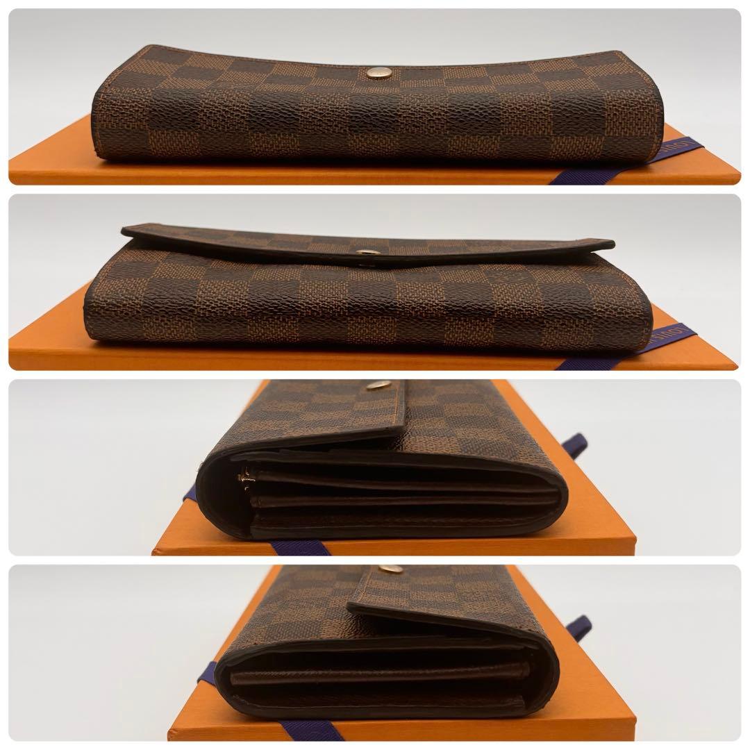 ✨鑑定済み✨ルイヴィトン ダミエ✨長財布 10枚 ポルトフォイユサラ