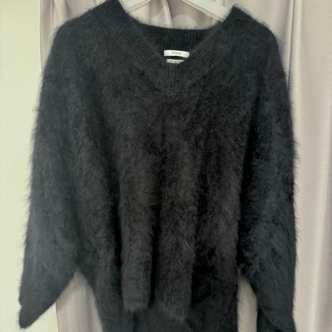 AP STUDIO SCENTOF Light FurVネックニット - メルカリ