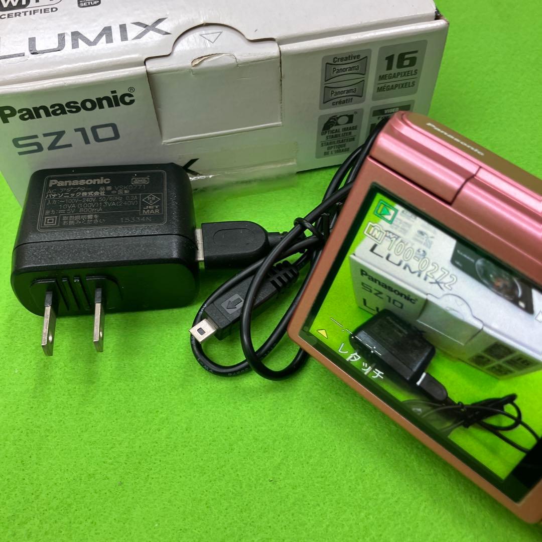 美品‼️【パナソニック】LUMIX DMC-SZ10 ピンク コンデジ WI-FI