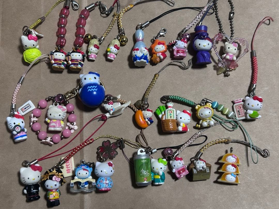 ご当地キティ等 根付け ストラップ、ファスナーチャーム まとめて ハローキティ ご当地キティ ストラップ 根付け 出雲｜Yahoo!フリマ（旧