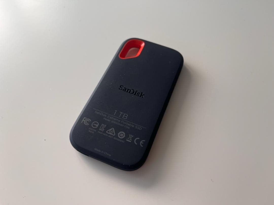 SanDisk 外付けSSD 1TB【健康度100%】Mac用初期化済 - メルカリ