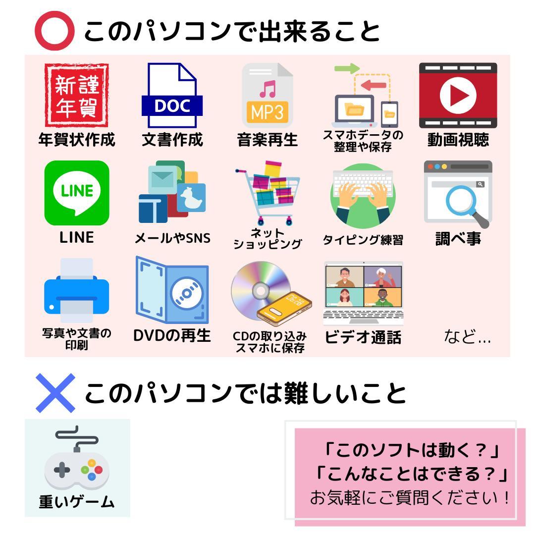 M*a様 i7搭載！　Windows11ノートパソコン✨オフィス付き✨NEC　爆