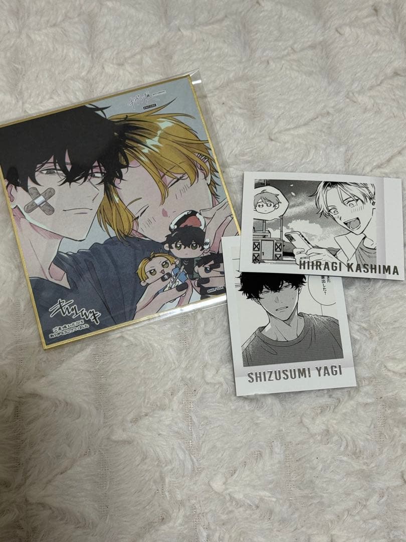 ギヴン展 ENCORE 入場特典 ミニ色紙 キヅナツキ 柊 玄純 しずらぎ