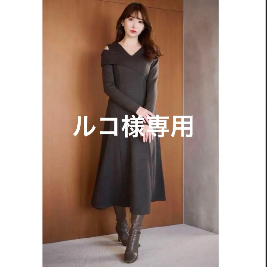 Herlipto Roma Two-Way Dress Mサイズ ネイビー - メルカリ